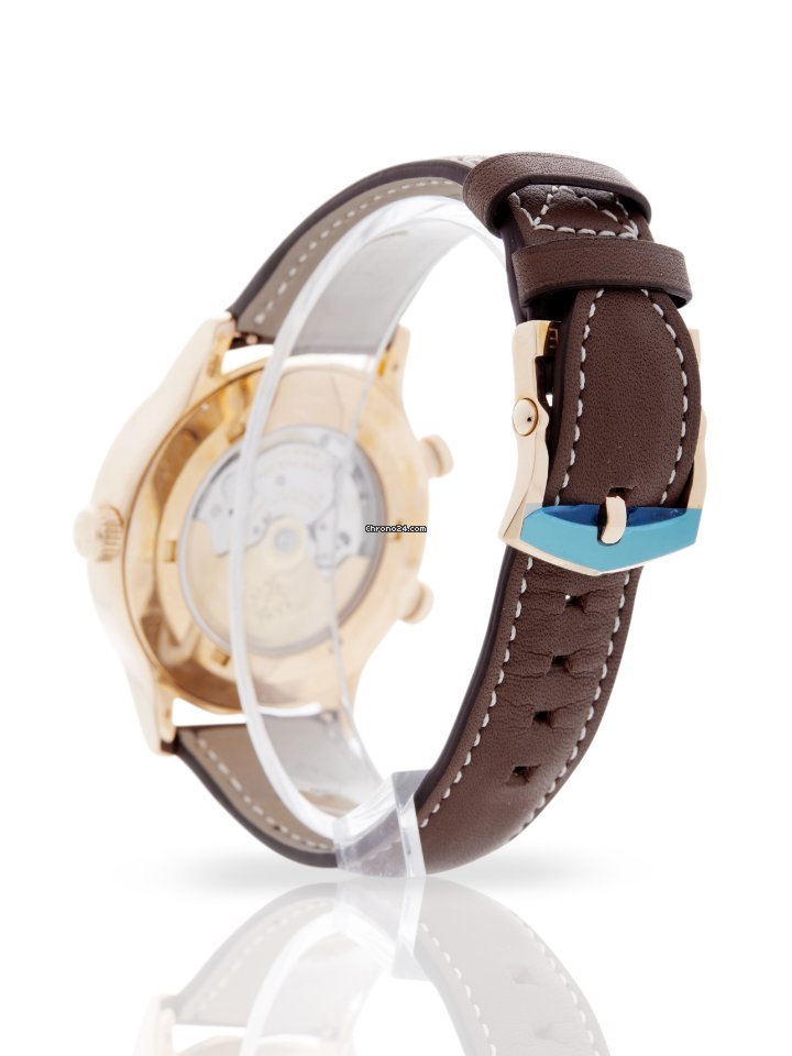 IMG_9081 Patek Philippe Travel Time Mens watch Unisex Automatic Rose gold 5524R-001 Replica 4