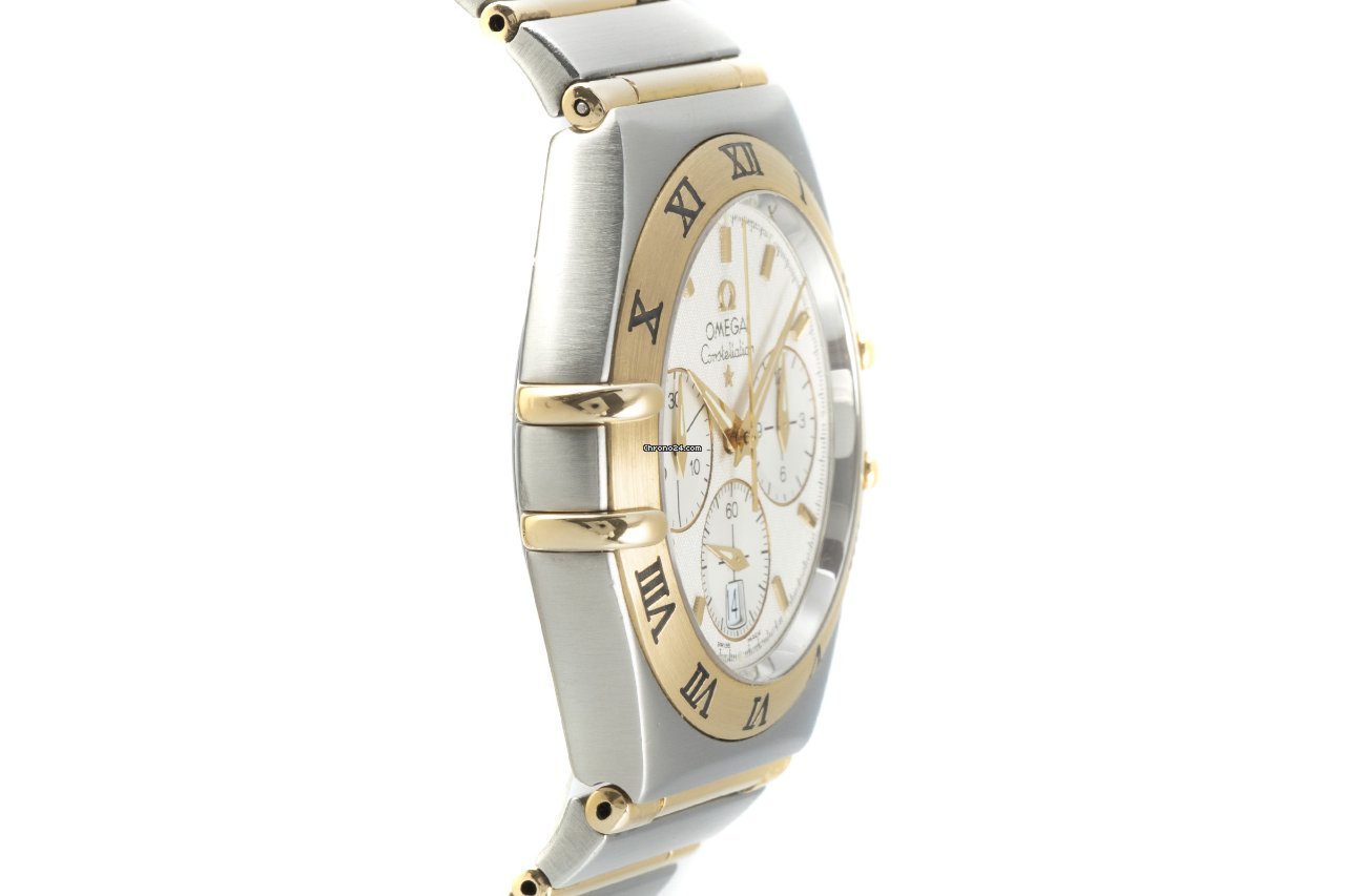 IMG_9081 Omega Constellation Mens watch Unisex Quartz Gold Steel 386.1201 Replica 4