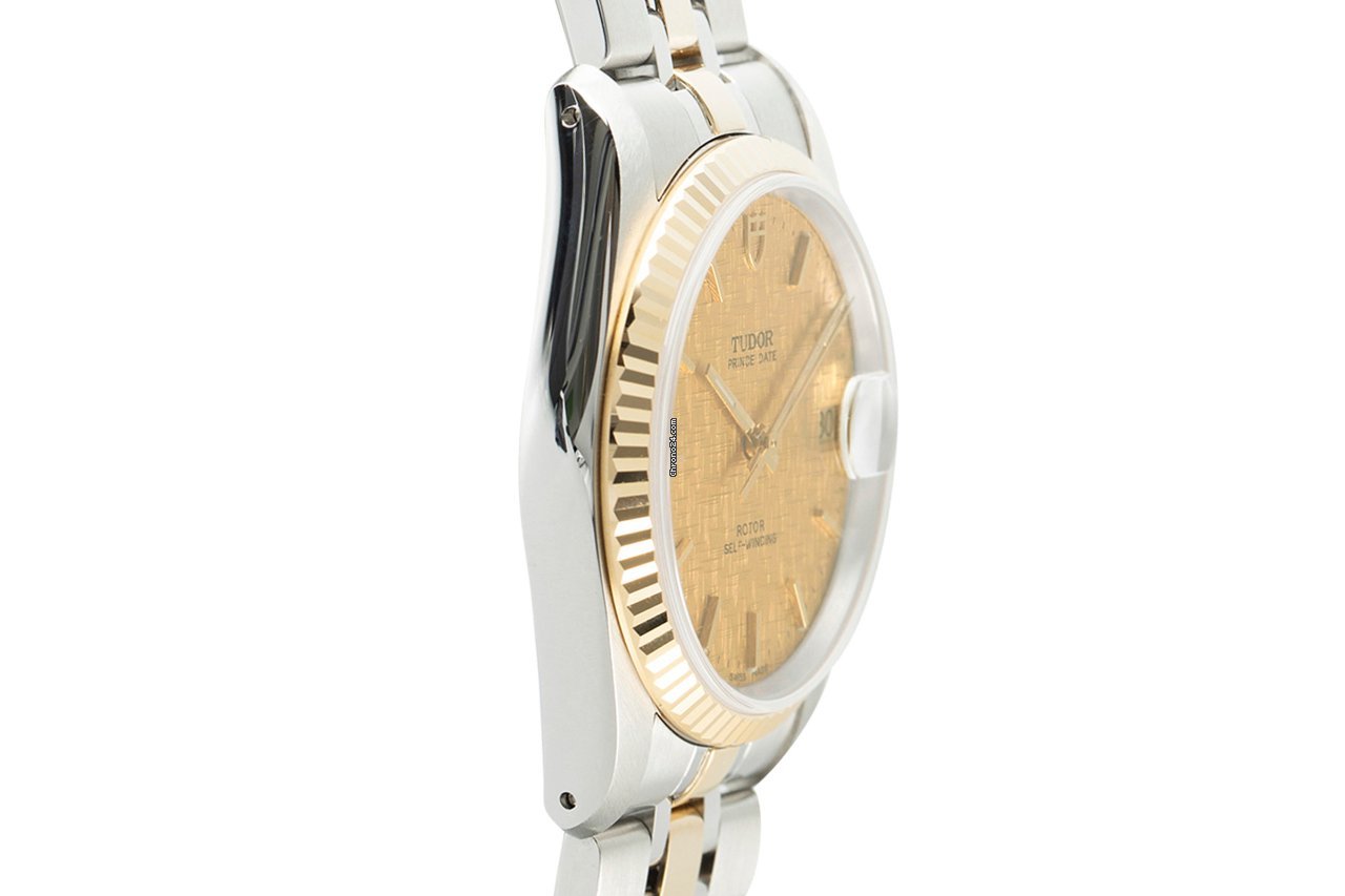 Tudor Prince Date Mens watch Unisex Automatic Gold Steel 74033 Replica 4