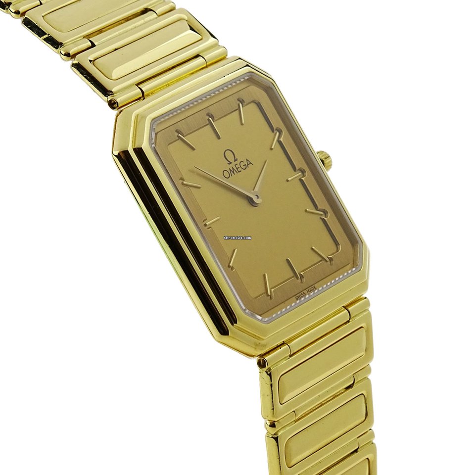 Omega Mens watch Unisex Quartz Yellow gold 395.935 Replica 4