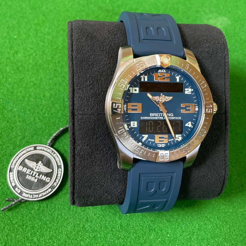 IMG_9081 Breitling Aerospace EVO Mens watch Unisex Quartz Titanium E7936310 C869 152E Replica 4