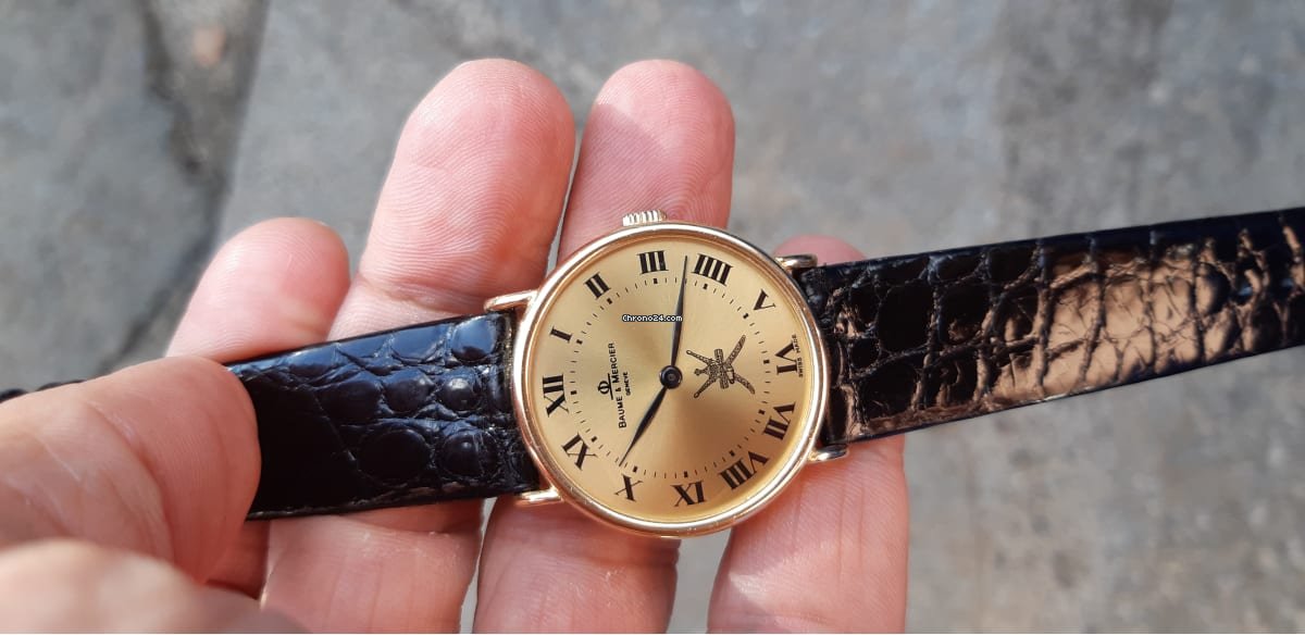 Baume & Mercier Mens watch Unisex Manual winding Yellow gold 35108 Replica 4