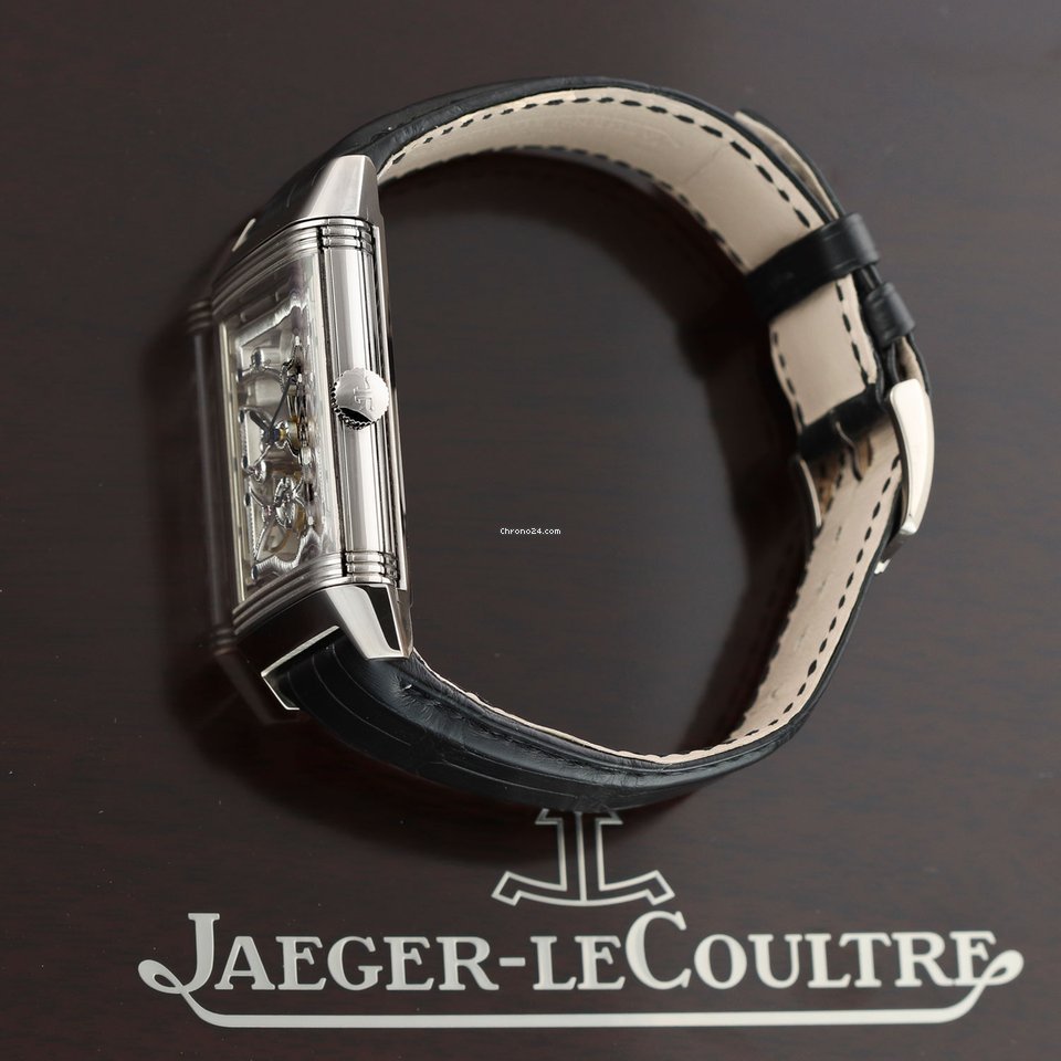 IMG_9081 Jaeger-LeCoultre Grande Reverso Mens watch Unisex Manual winding White gold 37335x1 273.3.48 Replica 4