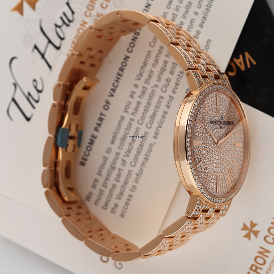 IMG_9081 Vacheron Constantin Patrimony Mens watch Unisex Manual winding Rose gold 81575 v02r-9275 Replica 4