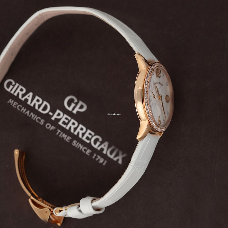 Girard Perregaux Cats Eye Womens watch Automatic Rose gold 80484D52A761-BK7A Replica 4