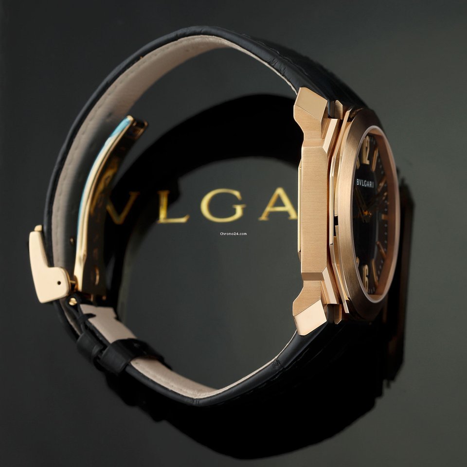 Bulgari Octo Mens watch Unisex Automatic Rose gold 101963 bgop41bgld Replica 4