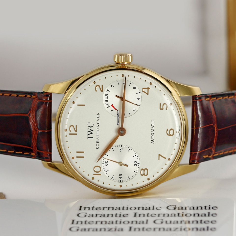 IMG_9081 IWC Portuguese Automatic Mens watch Unisex Automatic Rose gold 5000-004 Replica 4