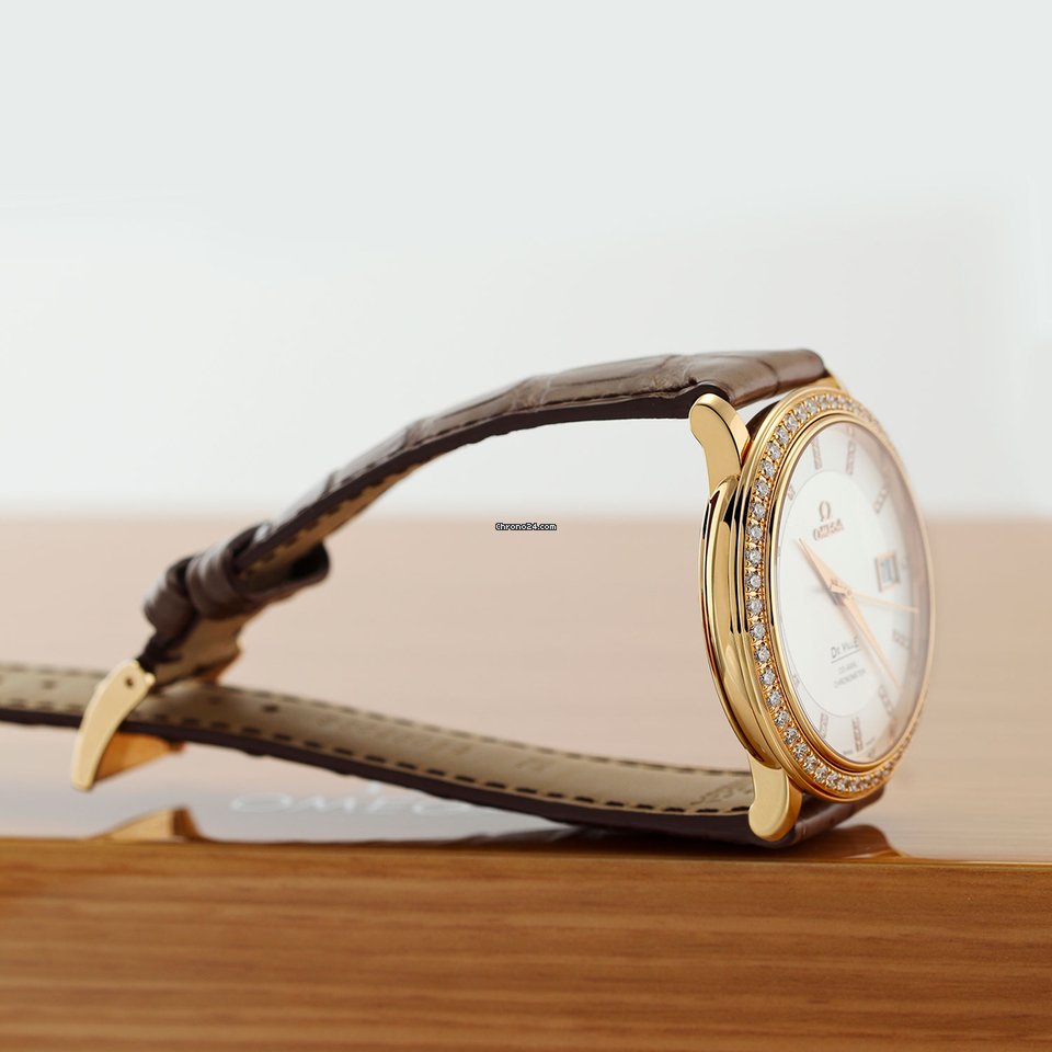 IMG_9081 Omega De Ville Prestige Automatic Rose gold 413.58.37.20.52.001 Replica 4