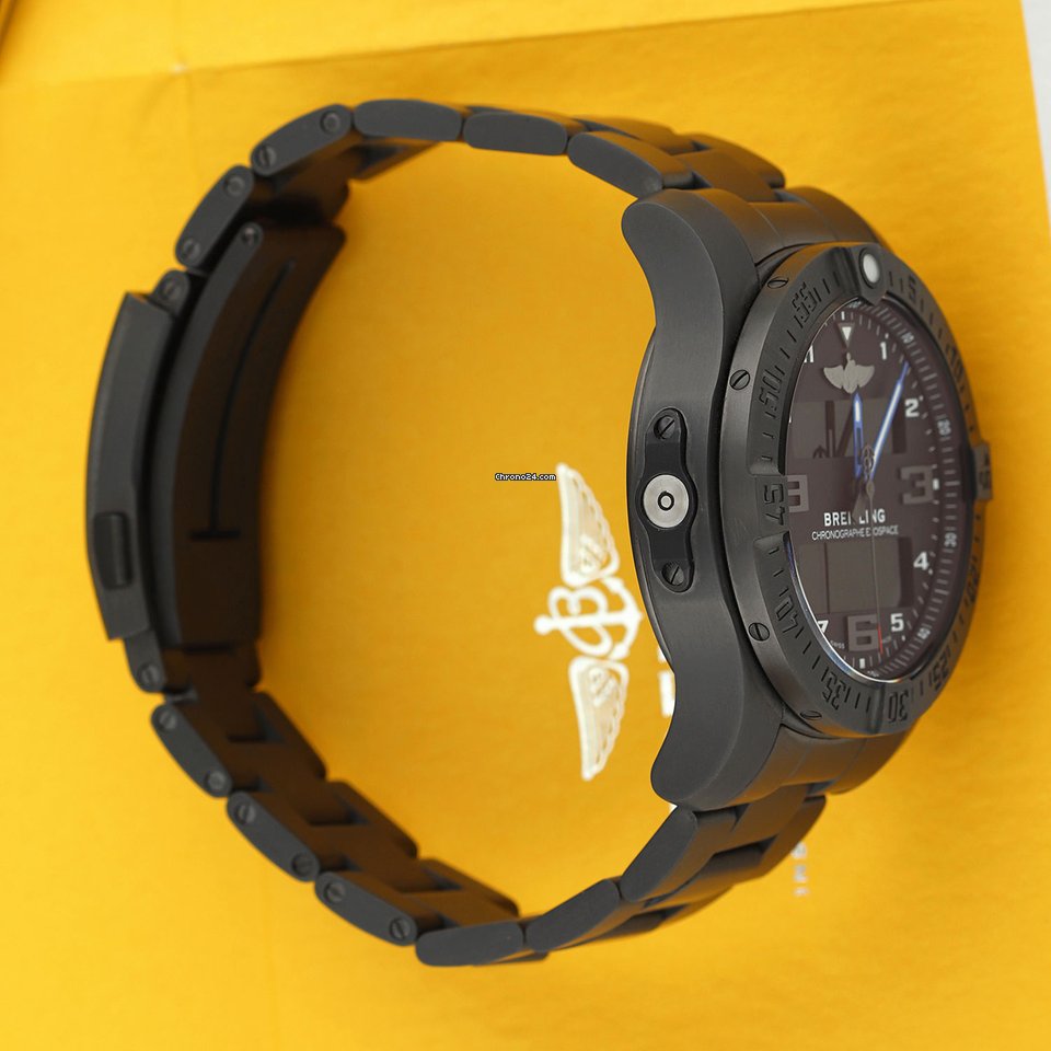 IMG_9081 Breitling Exospace B55 Connected Mens watch Unisex Quartz Titanium vb5510h2 be45 181v Replica 4