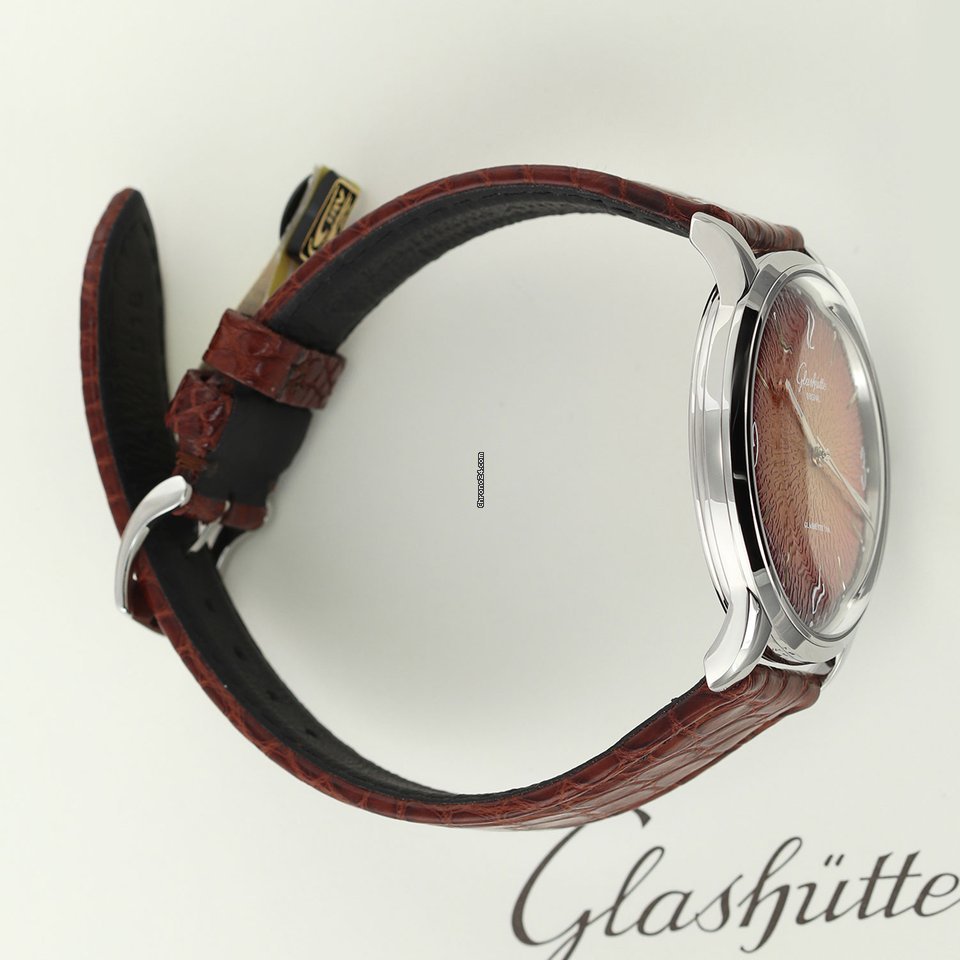 IMG_9081 Glashutte Original Sixties Mens watch Unisex Automatic Steel 1-39-52-13-02-04 Replica 4