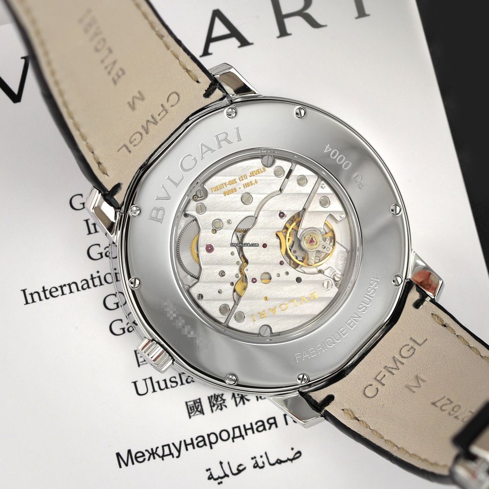 IMG_9081 Bulgari Bulgari Mens watch Unisex Manual winding Steel 101870 bb43wsl Replica 4