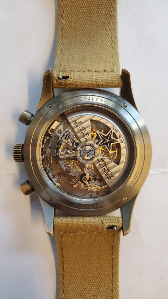IMG_9081 Zenith Pilot Mens watch Unisex Automatic Bronze 29.2240.405 18.C801 Replica 4