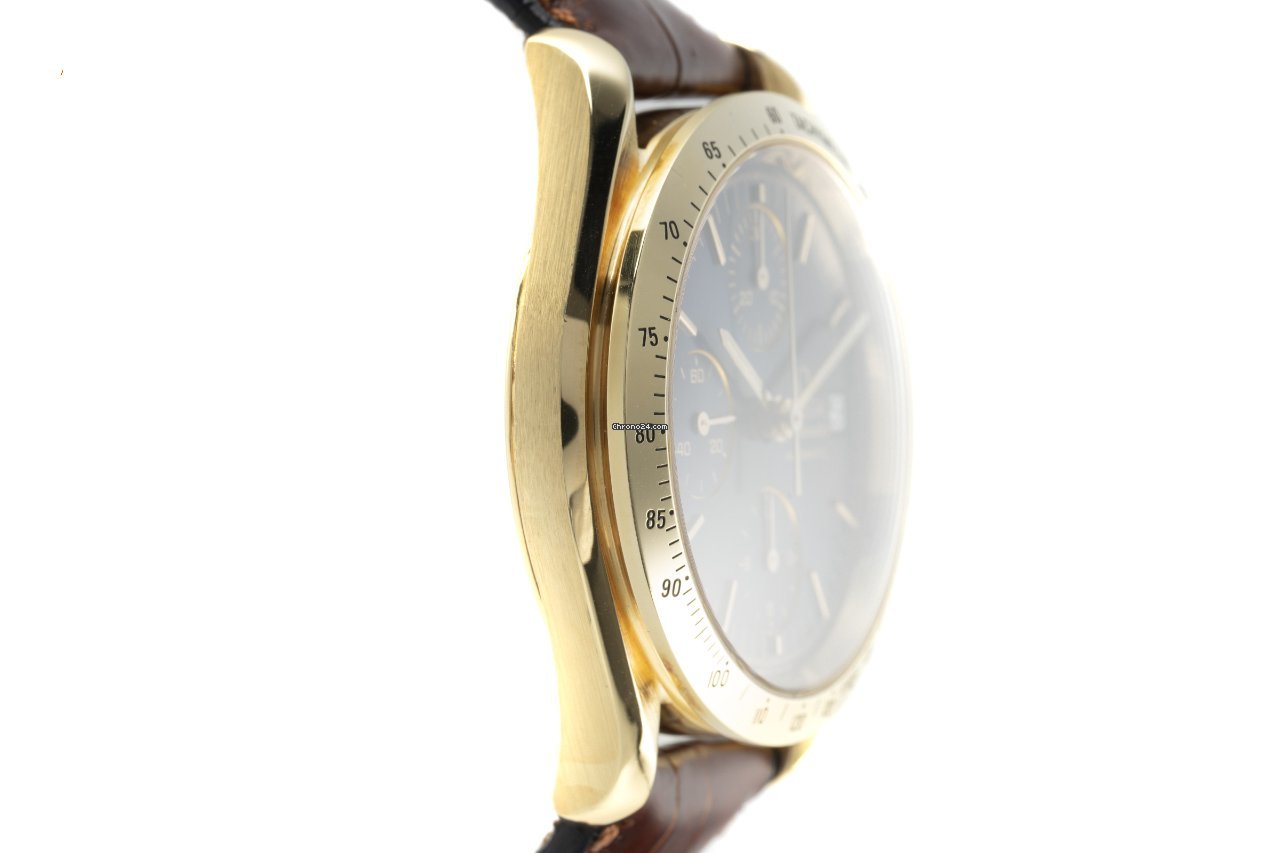IMG_9081 Omega Speedmaster Date Mens watch Unisex Automatic Yellow gold 3611.20.00 Replica 4