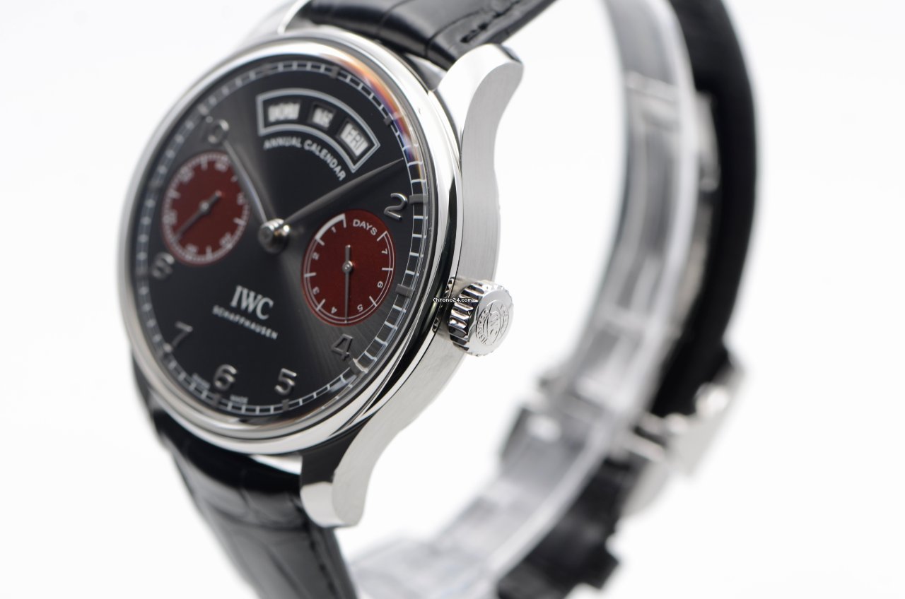 IWC Portuguese Annual Calendar Mens watch Unisex Automatic Steel IW503506 Replica 4
