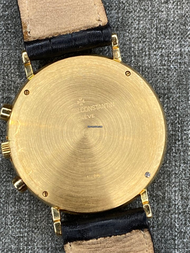 IMG_9081 Vacheron Constantin Historiques Mens watch Unisex Automatic Yellow gold 49003 Replica 4