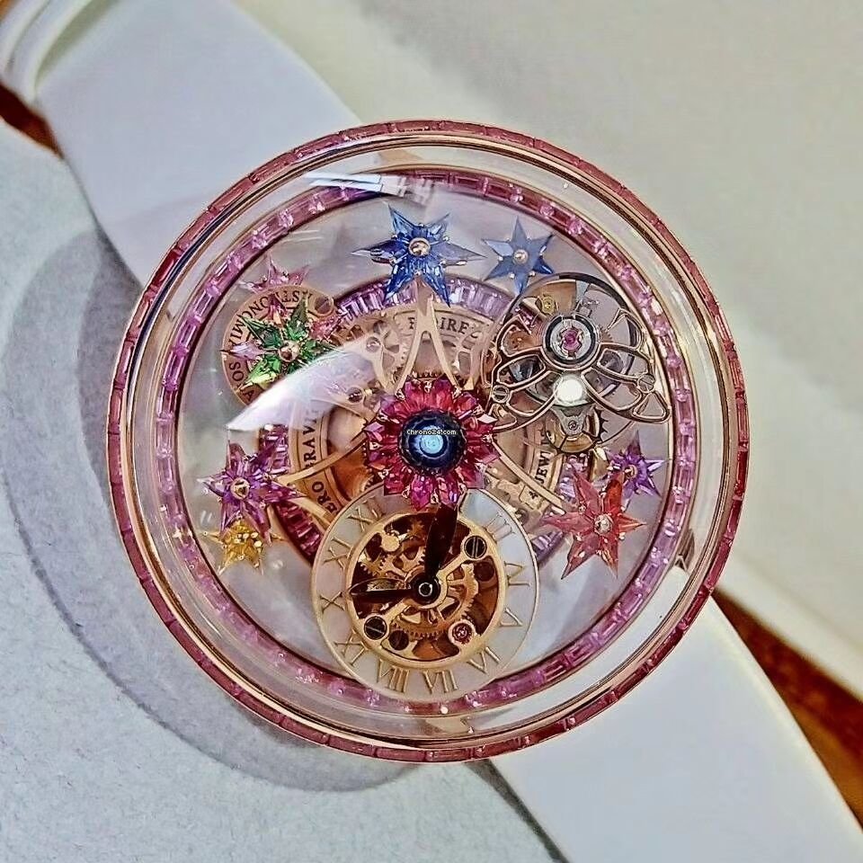 IMG_9081 Jacob & Co. Womens watch Manual winding Rose gold JCAM31 Replica 4