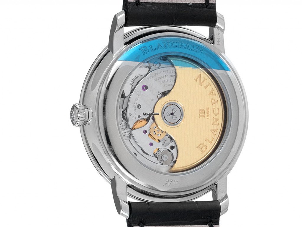 IMG_9081 Blancpain Villeret Mens watch Unisex Automatic Steel 6224 11 27 55B Replica 4