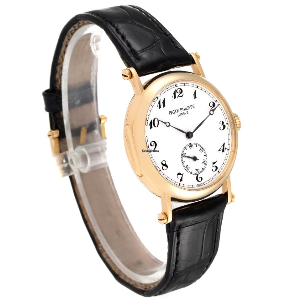 IMG_9081 Patek Philippe Calatrava Mens watch Unisex Manual winding Yellow gold 3960J Replica 4