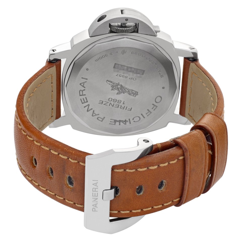 IMG_9081 Panerai Luminor Marina 8 Days Mens watch Unisex Manual winding Steel PAM00590 Replica 4