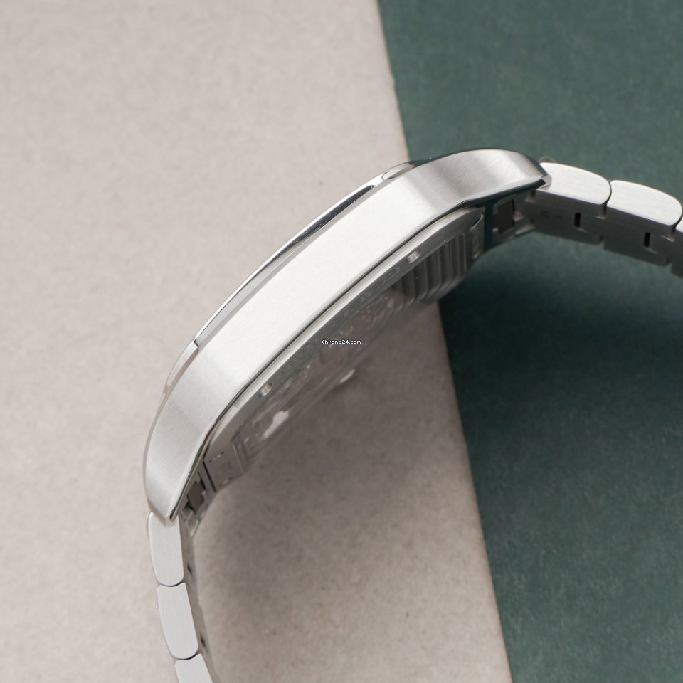 IMG_9081 Cartier Santos Mens watch Unisex Manual winding Steel WHSA0007 Replica 4