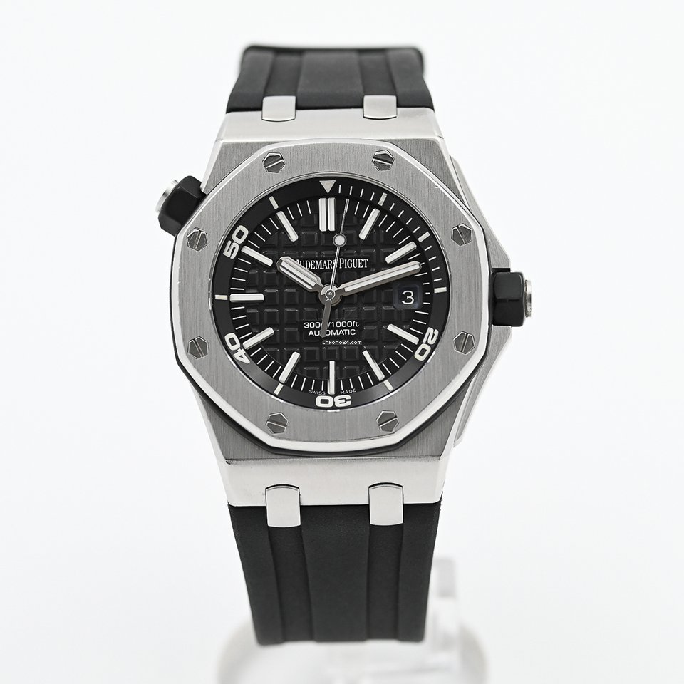 IMG_9081 Audemars Piguet Royal Oak Offshore Diver Mens watch Unisex Steel 15703ST Replica 4