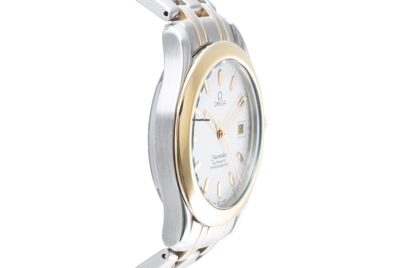 IMG_9081 Omega Seamaster Mens watch Unisex Automatic Gold Steel 168.1501 Replica 4