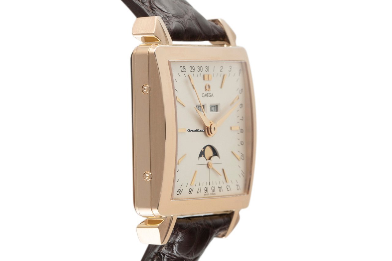 IMG_9081 Omega Museum Mens watch Unisex Automatic Red gold 5756.30.01 Replica 4