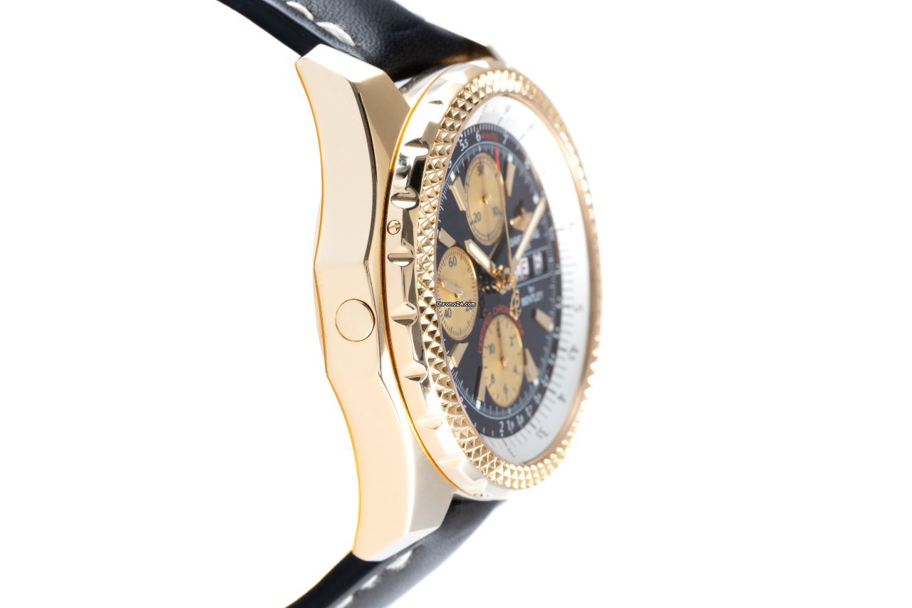 IMG_9081 Breitling Bentley GT Mens watch Unisex Automatic Yellow gold K13362 Replica 4