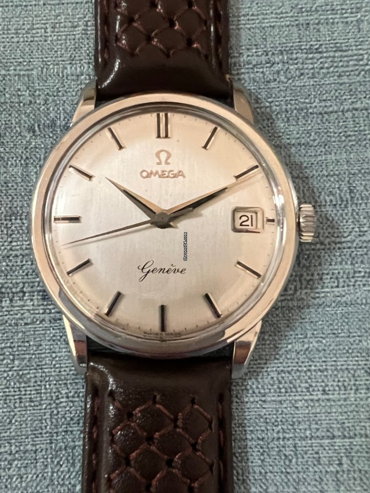 IMG_9081 Omega Geneve Mens watch Unisex Manual winding Steel 14703 Replica 4