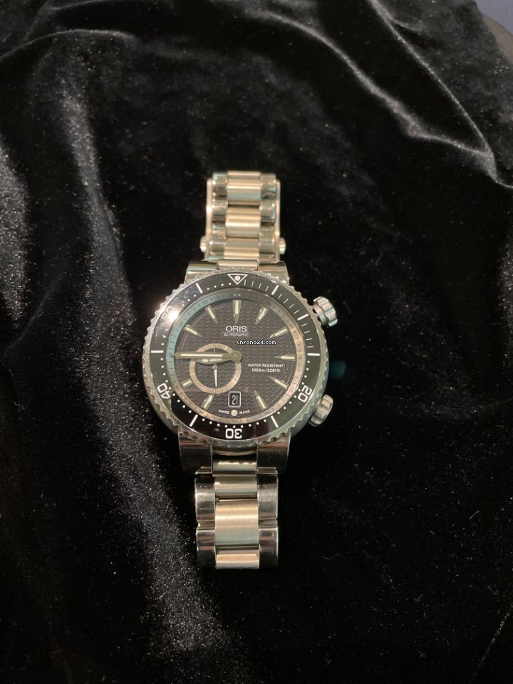 IMG_9081 Oris Divers Titan Mens watch Unisex Automatic Titanium 01 743 7638 7454-07 8 24 70PEB Replica 4