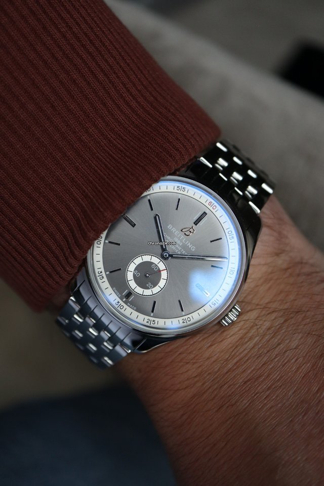IMG_9081 Breitling Mens watch Unisex Automatic Steel A37340351B1A1 Replica 4