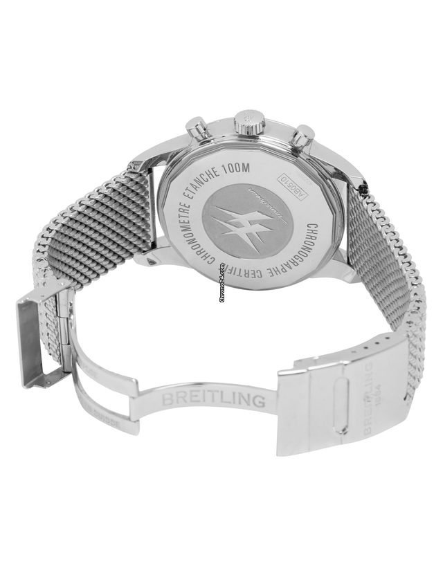 IMG_9081 Breitling Transocean Chronograph Unitime Mens watch Unisex Automatic Steel AB0510U0.A732.152A Replica 4