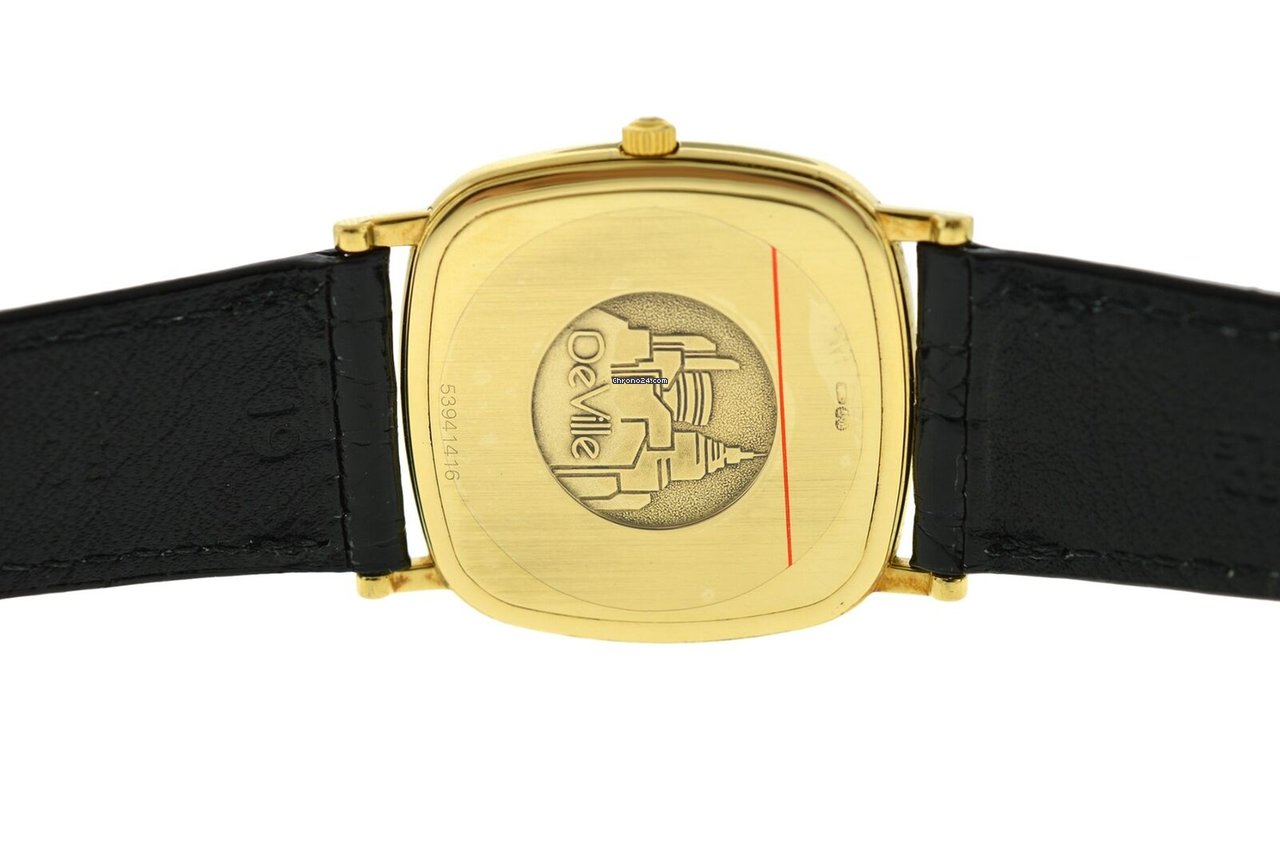 Omega De Ville Mens watch Unisex Quartz Yellow gold 1953378 3953378 Replica 4