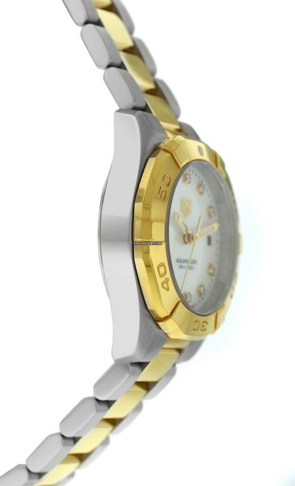 IMG_9081 TAG Heuer Aquaracer Lady Womens watch Quartz Gold Steel WBD1422.BB0321 Replica 4