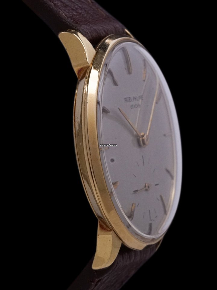 IMG_9081 Patek Philippe Calatrava Mens watch Unisex Manual winding Yellow gold 3420 Replica 4