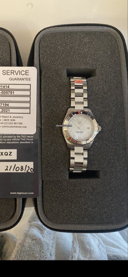 TAG Heuer Aquaracer Lady Womens watch Quartz Steel WBD1414.BA0741 Replica 4