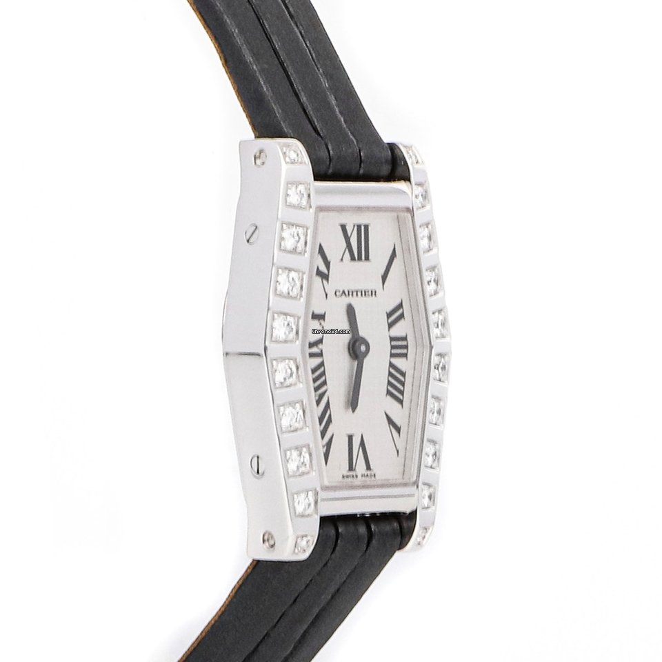 IMG_9081 Cartier Lanieres Womens watch Quartz White gold WJ200538 Replica 4