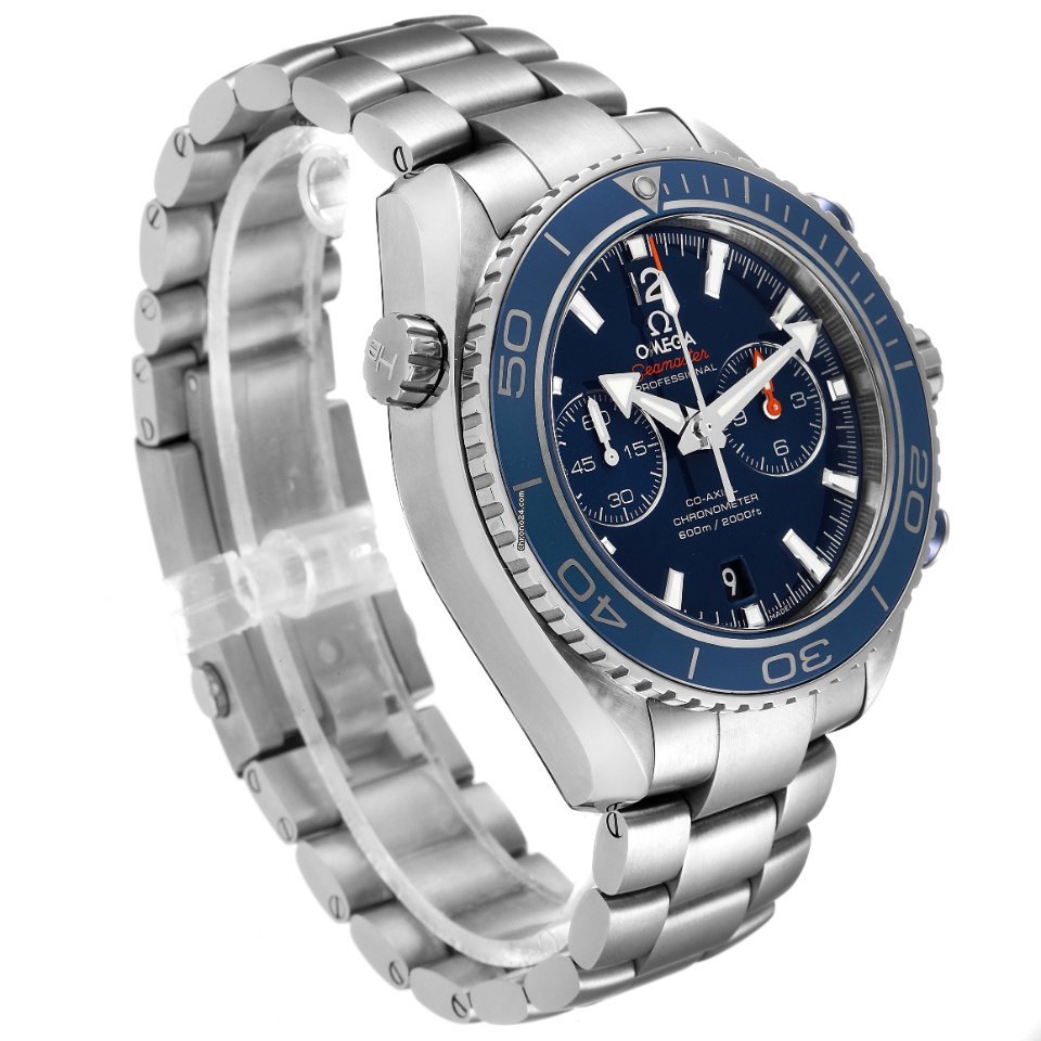 Omega Seamaster Planet Ocean Chronograph Mens watch Unisex Automatic Titanium 232.90.46.51.03.001 Replica 4