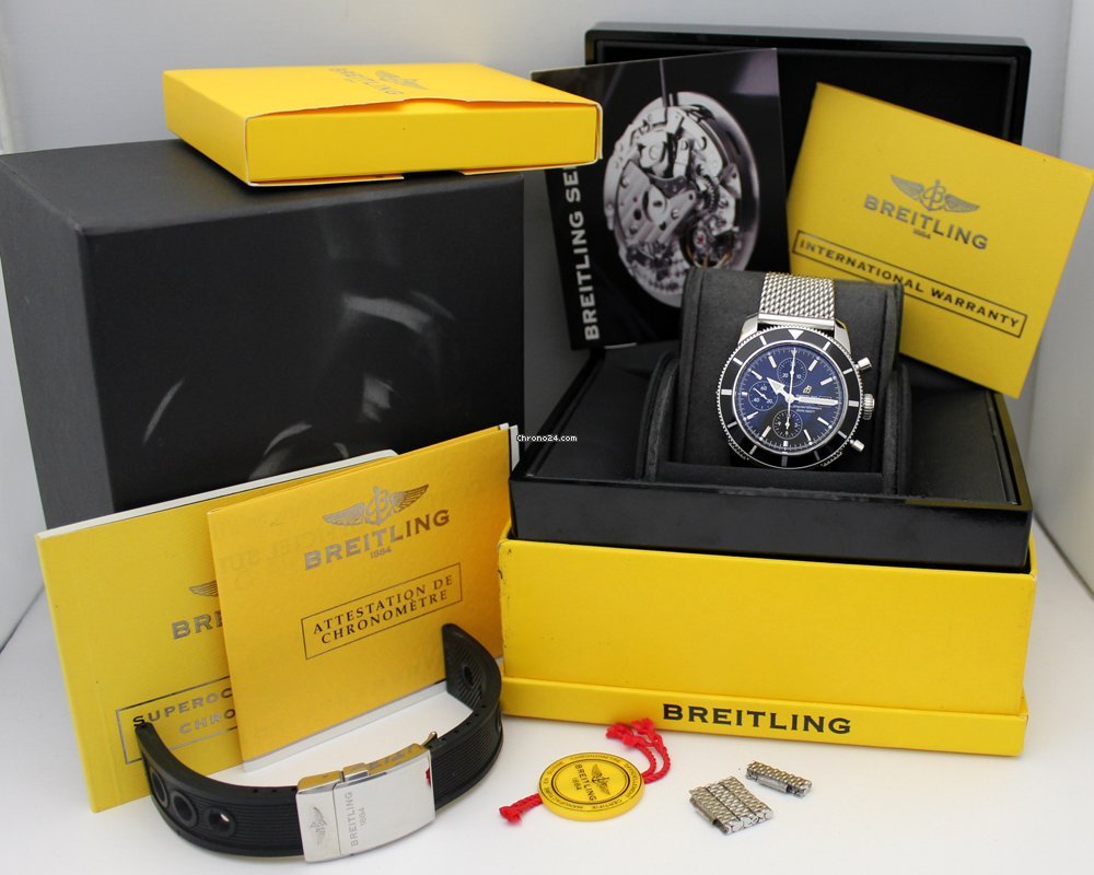IMG_9081 Breitling Superocean Heritage Chronograph Mens watch Unisex Automatic Steel A1332024 B908 152A Replica 4
