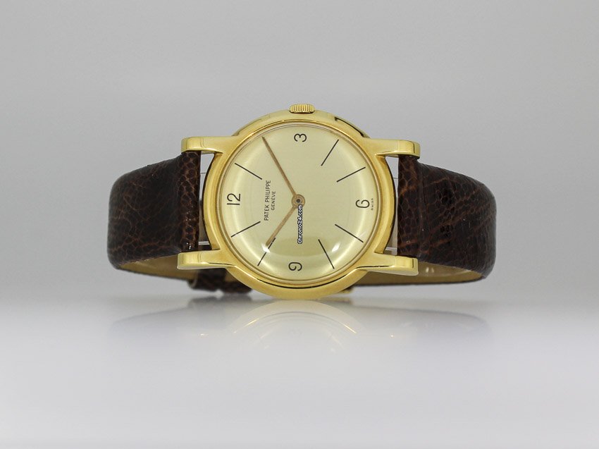 Patek Philippe Vintage Mens watch Unisex Manual winding Yellow gold 2505 Replica 4