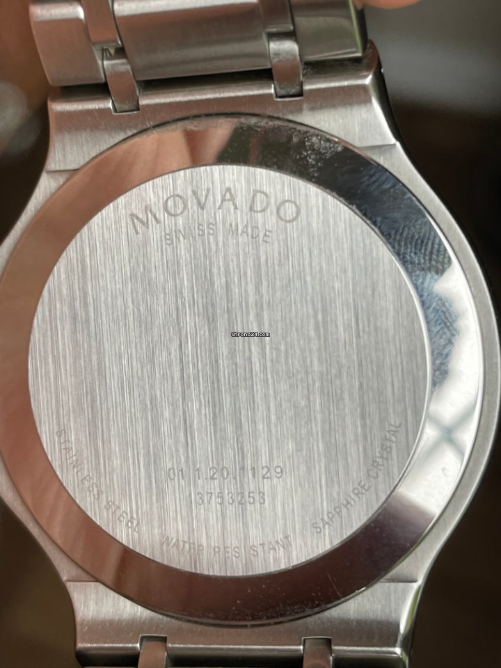 IMG_9081 Movado Mens watch Unisex Quartz Steel 01.1.20.1129 Replica 4