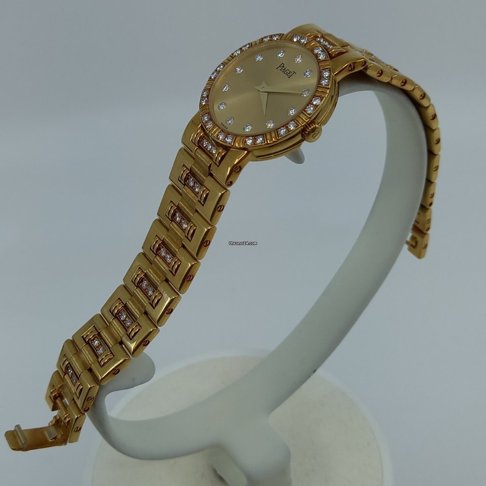 IMG_9081 Piaget Dancer Womens watch Quartz Yellow gold 80564 k 818 Replica 4