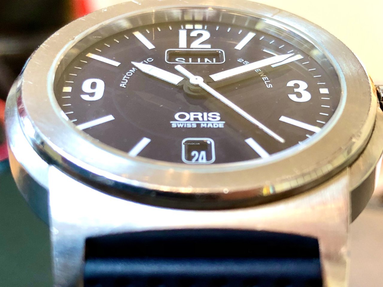 IMG_9081 Oris BC3 Mens watch Unisex Automatic Steel 7500 Replica 4