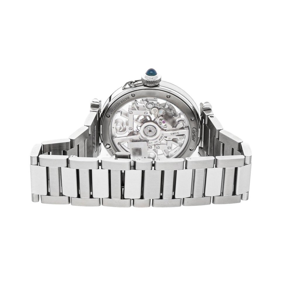 Cartier Pasha Mens watch Unisex Automatic Steel WHPA0007 Replica 4