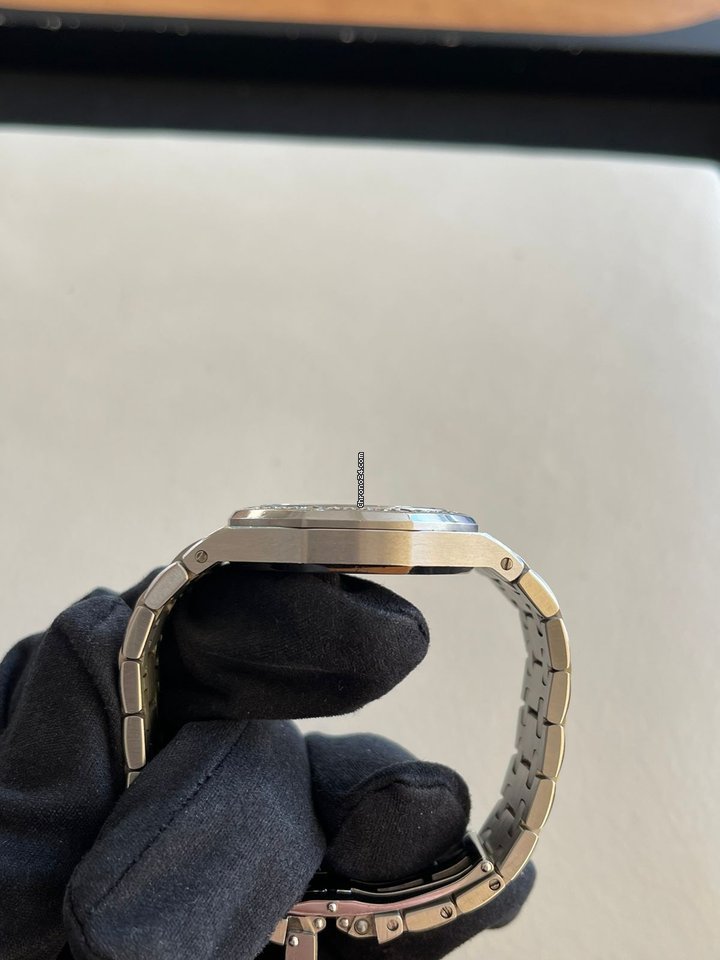 IMG_9081 Audemars Piguet Royal Oak Lady Womens watch Quartz Steel 67601ST.ZZ.1210ST.01 Replica 4