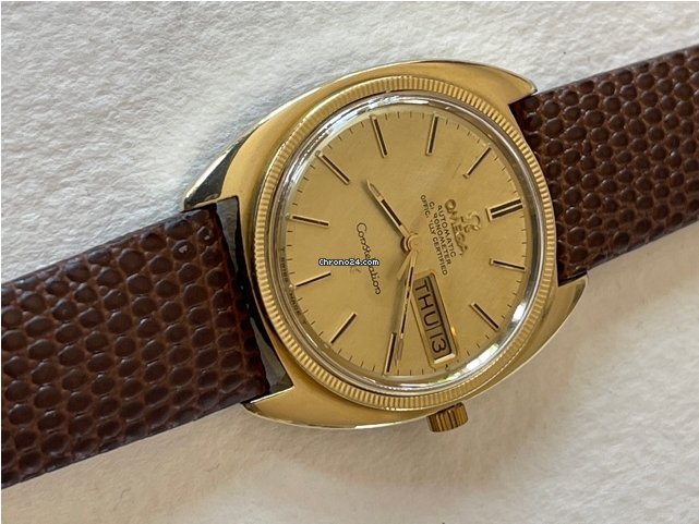 IMG_9081 Omega Constellation Day-Date Mens watch Unisex Automatic Gold Steel CD 168-029 Replica 4