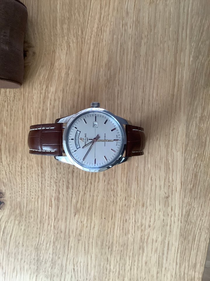 IMG_9081 Breitling Transocean Day & Date Mens watch Unisex Steel A4531012|G751|739P|A20BA.1 Replica 4