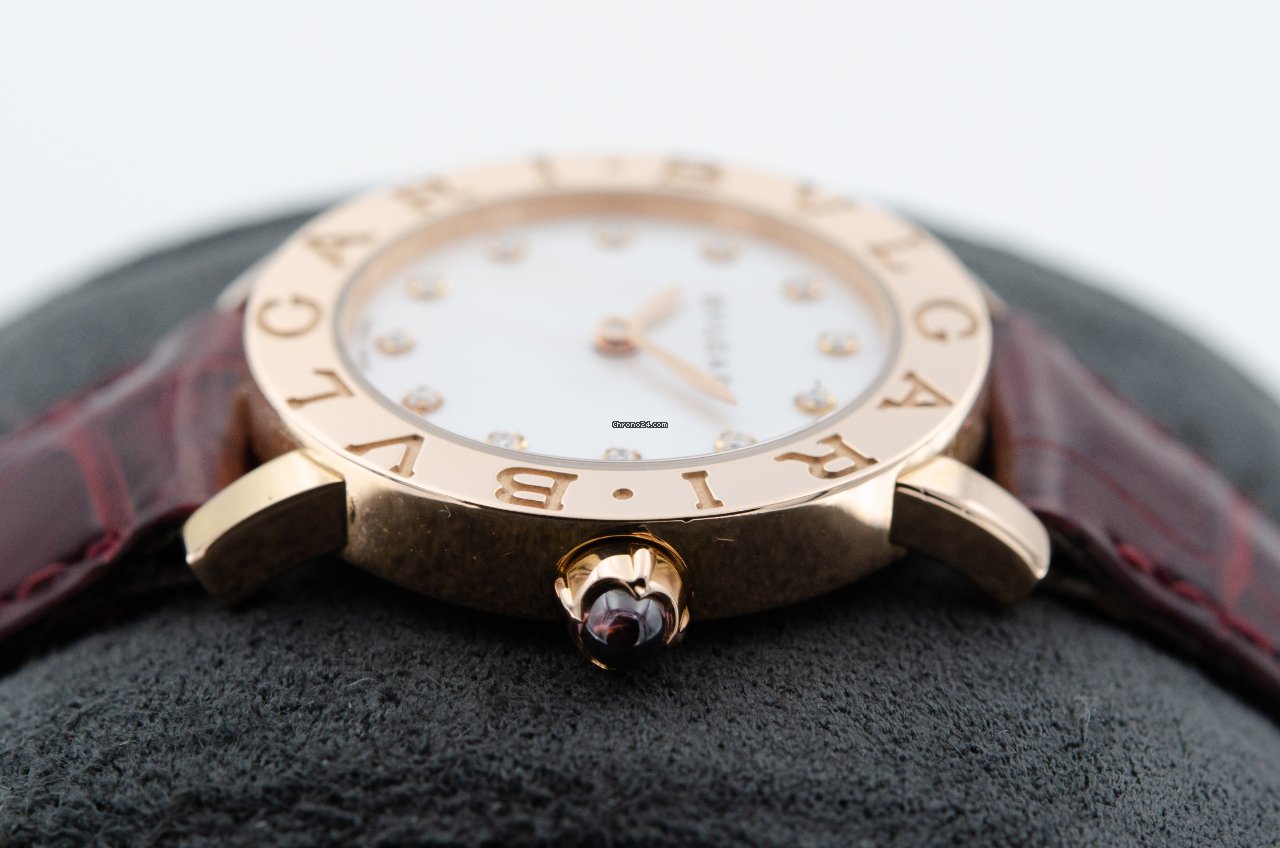 IMG_9081 Bulgari Bulgari Womens watch Quartz Rose gold 102751 BBLP26WGLC11 12 Replica 4