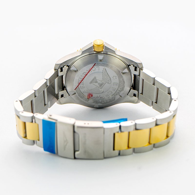 Longines HydroConquest Mens watch Unisex Automatic Yellow gold L37813967 Replica 4