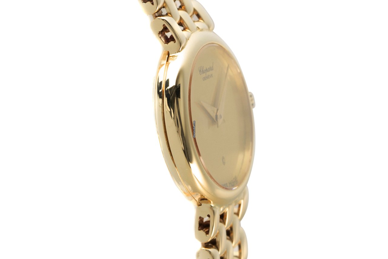 IMG_9081 Chopard Womens watch Quartz Yellow gold 4067 Replica 4